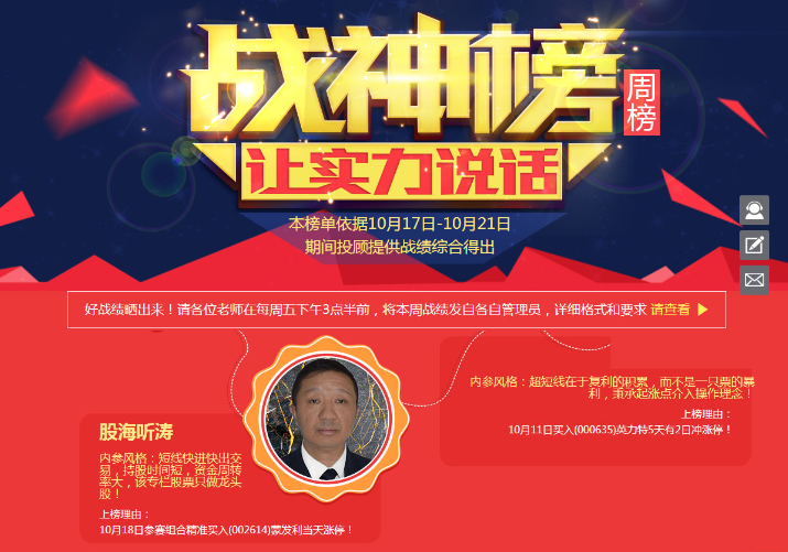 下周大盘或将这样演变!涛哥5上战神榜